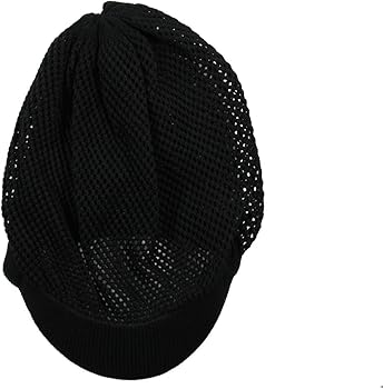 RW 100% Cotton Mesh Rasta Light Weight Slouchy Beanie Visor